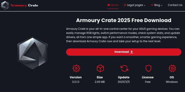 Link placement on Armourycrates.com