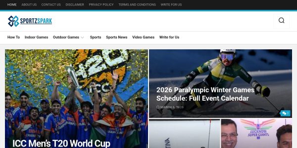 Link placement on Sportzspark.com