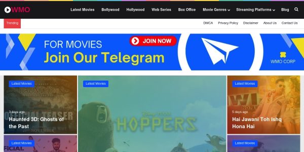 Link placement on Watchmoviesonline.in