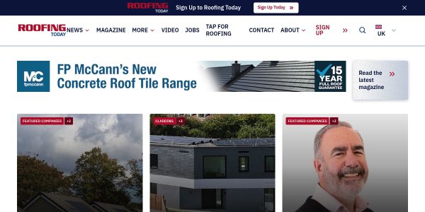 Link placement on Roofingtoday.co.uk