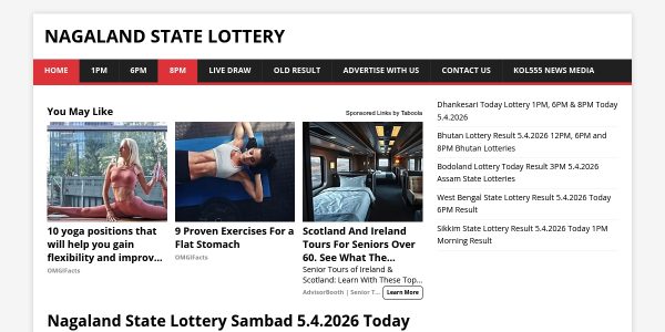 Link placement on Nagalandstatelottery.in