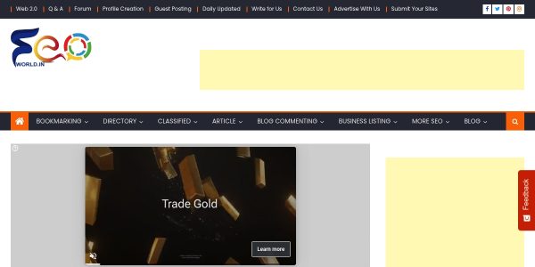 Link placement on Seoworld.in