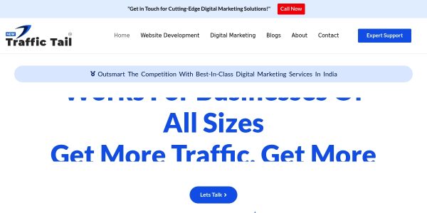 Link placement on Newtraffictail.com