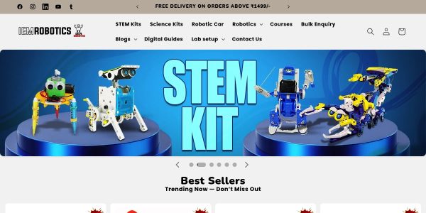 Link placement on Iemrobotics.com
