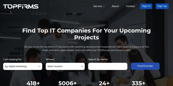 Link placement on Topfirms.co
