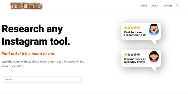 Link placement on Tool-busters.com