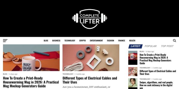 Link placement on Completelifter.com