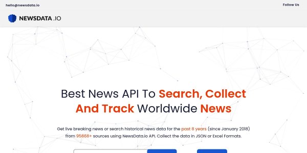 Link placement on Newsdata.io