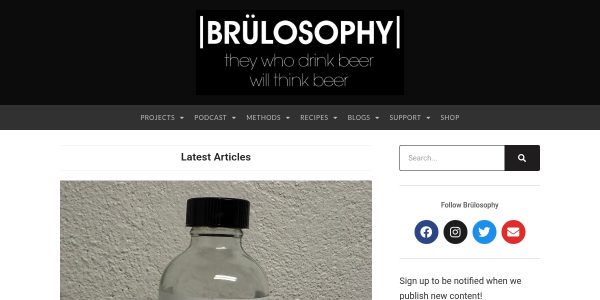 Link placement on Brulosophy.com