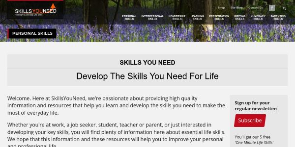 Link placement on Skillsyouneed.com