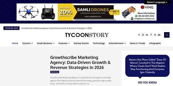 Guest posting on Tycoonstory.com