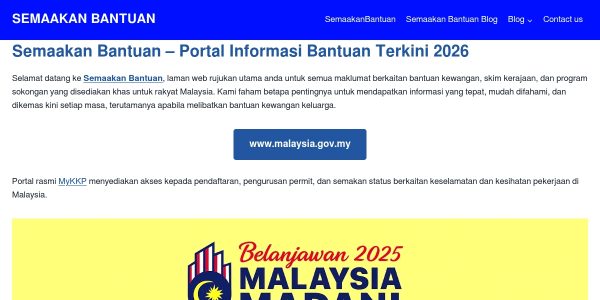 Guest posting on Semaakanbantuan.my
