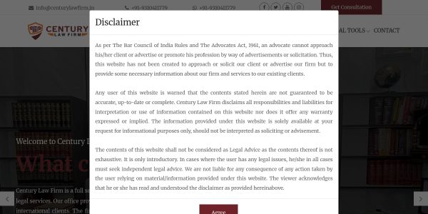 Guest posting on Centurylawfirm.in