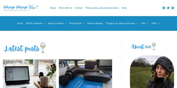 Guest posting on Whingewhingewine.co.uk