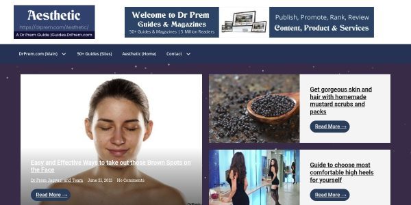 Guest posting on Drprem.com/aesthetic