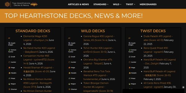 Guest posting on Hearthstone-decks.net