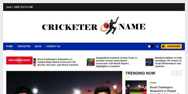 Guest posting on Cricketername.com