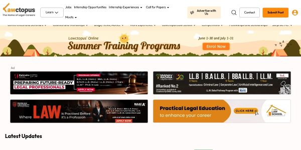 Guest posting on Lawctopus.com