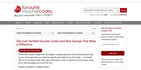 Guest posting on Myfavouritevouchercodes.co.uk