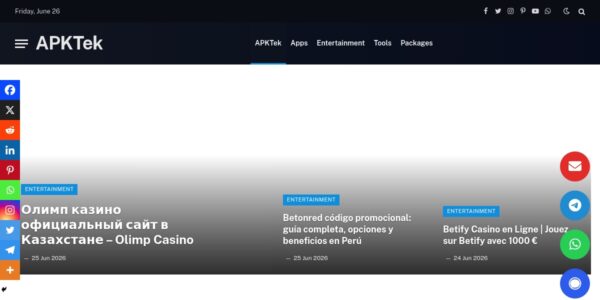 Guest posting on Apktek.org