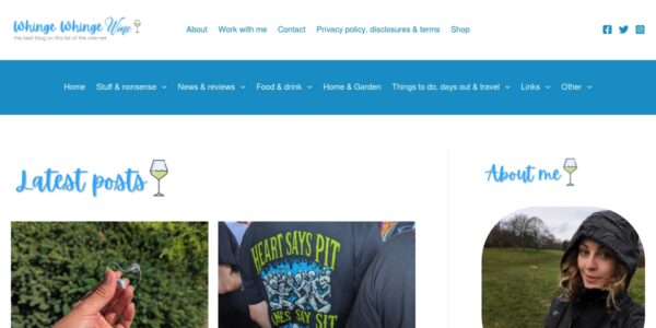 Guest posting on Whingewhingewine.co.uk