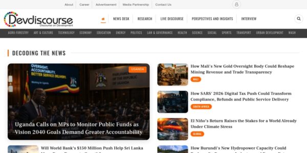 Guest posting on Devdiscourse.com