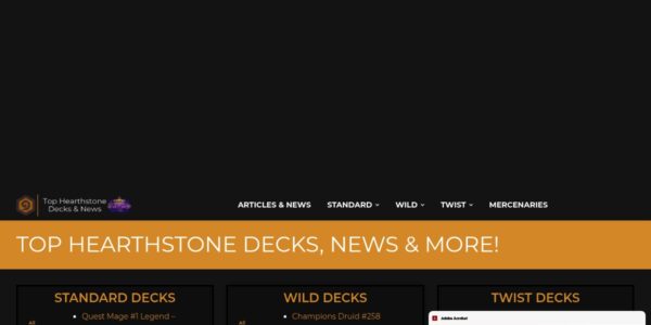 Guest posting on Hearthstone-decks.net