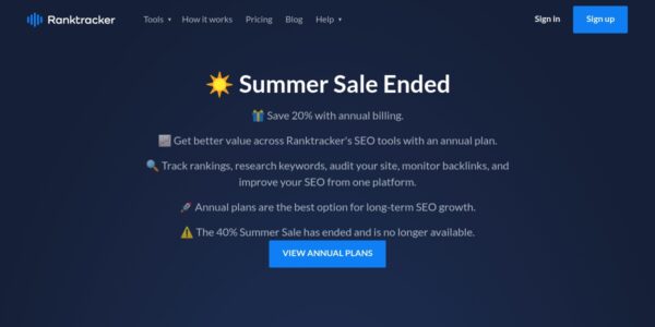 Guest posting on Ranktracker.com