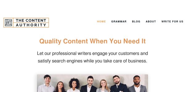 Link placement on Thecontentauthority.com
