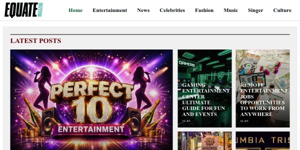 Link placement on Equatemagazine.com