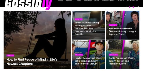 Link placement on Gossiply.co.uk