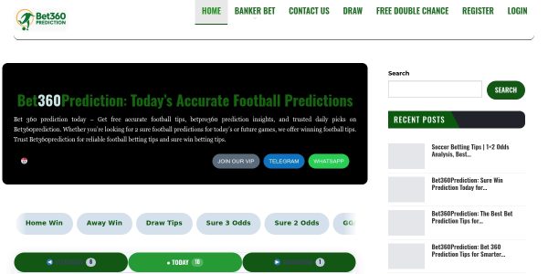 Link placement on Bet360prediction.com