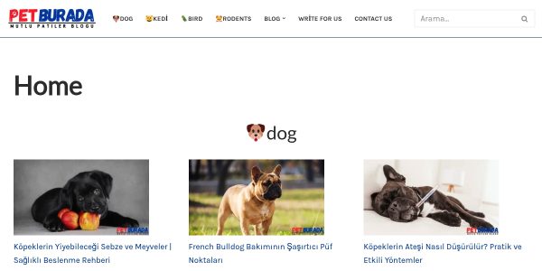 Link placement on Petburada.org