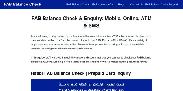 Link placement on Fabcheckbalance.com