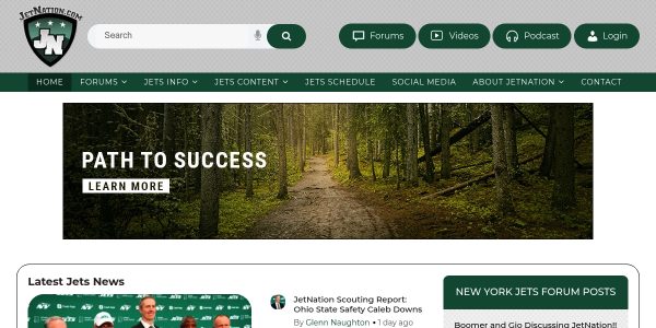 Link placement on Jetnation.com