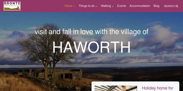 Link placement on Bronteadventures.co.uk