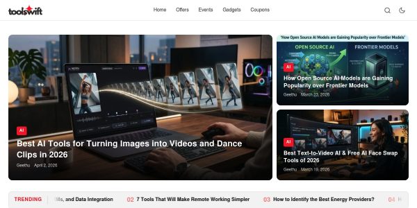 Link placement on Toolswift.com