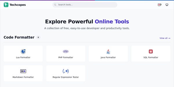 Link placement on Techcopes.com
