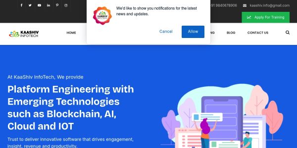 Link placement on Kaashivinfotech.com