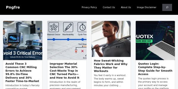 Link placement on Pngfre.com