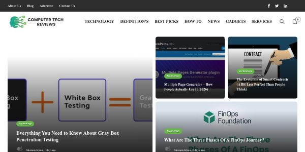 Link placement on Computertechreviews.com