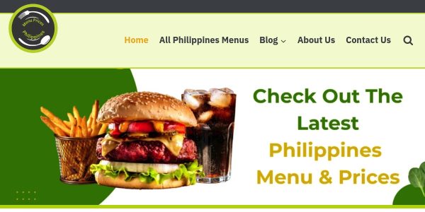 Link placement on Menupricephl.com