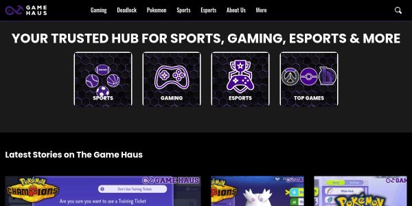 Link placement on Thegamehaus.com