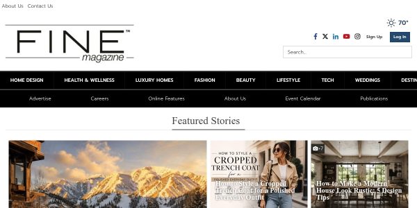 Guest posting on Finehomesandliving.com