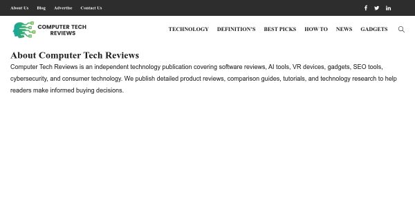 Guest posting on Computertechreviews.com