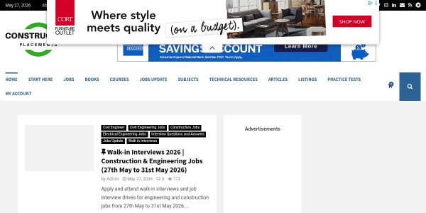 Guest posting on Constructionplacements.com
