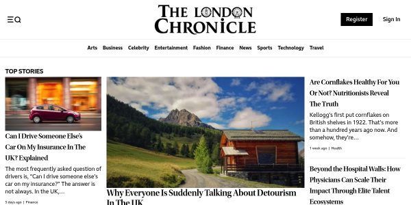 Guest posting on Thelondonchronicle.co.uk