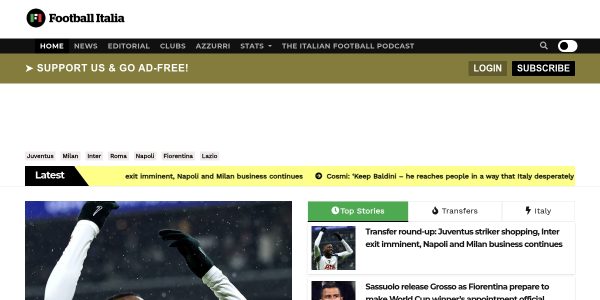 Guest posting on Football-italia.net