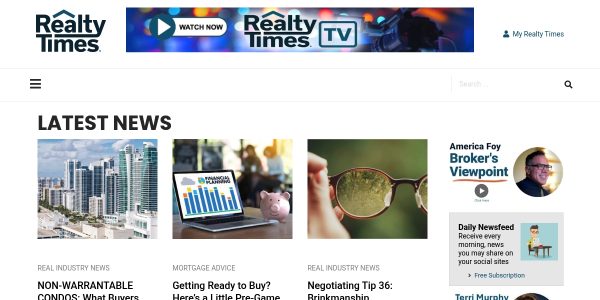 Guest posting on Realtytimes.com