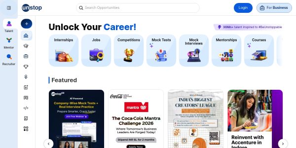 Guest posting on Unstop.com